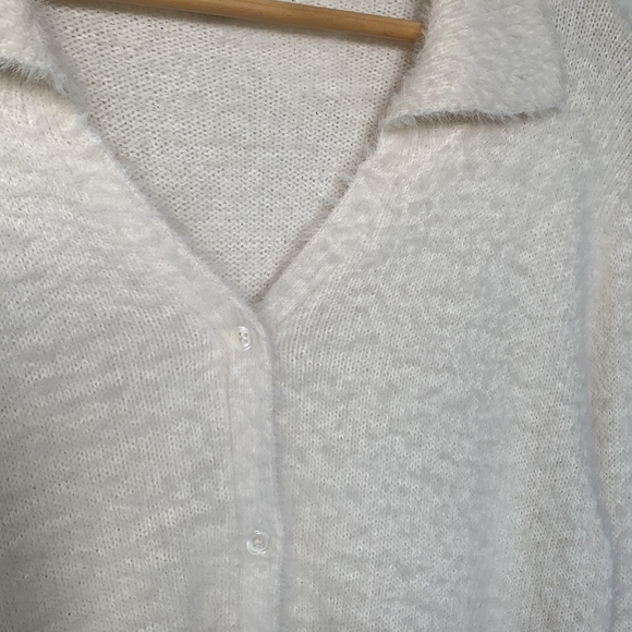 Wild Fable white super soft collared cardigan - Picture 4 of 5